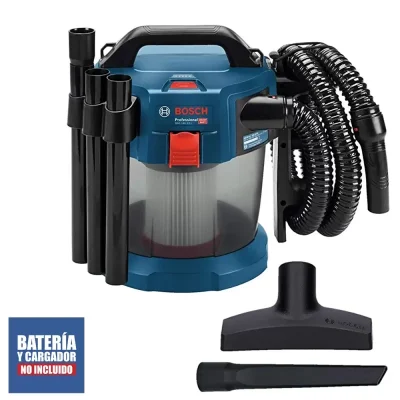 Aspiradora Inalámbrica Bosch GAS 18V-10 L de 18V y 10 Litros Clase L (Baretool)