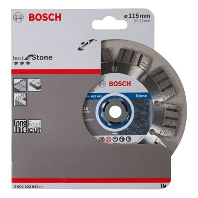 Disco Diamantado Segmentado Bosch 2608.602.641-000 de 4 1/2" (115 mm) para Concreto y Piedra