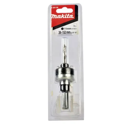 Adaptador Porta Sierra Copa con Brocas Piloto 38-152mm Vástago Hexagonal Makita B-36136