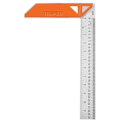 Escuadra Tipo L Truper 14376 12" Acero Inoxidable y Aluminio