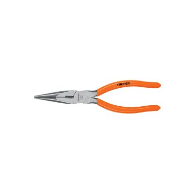 Pinza de punta y corte 8" mango de PVC, TRUPER