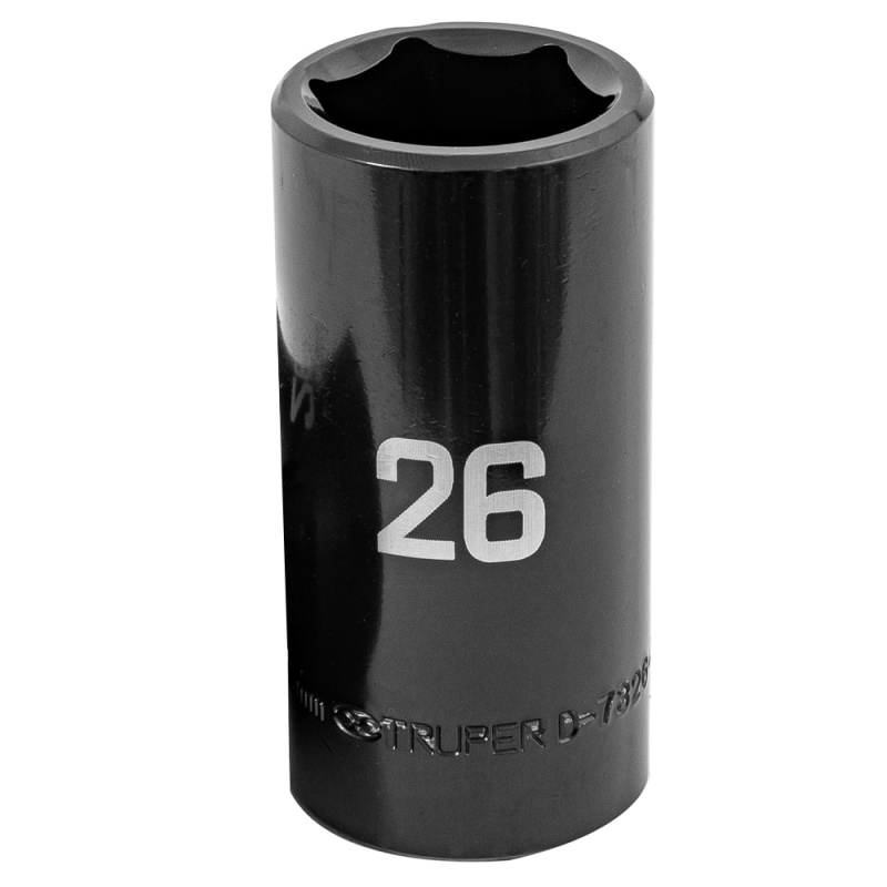 Dado Hexagonal Milimétrico 1/2" x 26mm Largo Truper 100925