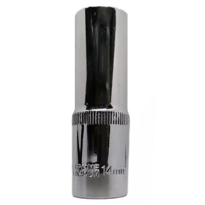 Dado Hexagonal Largo Kamasa KM1740 14 mm Encastre 1/2" Cromo Vanadio