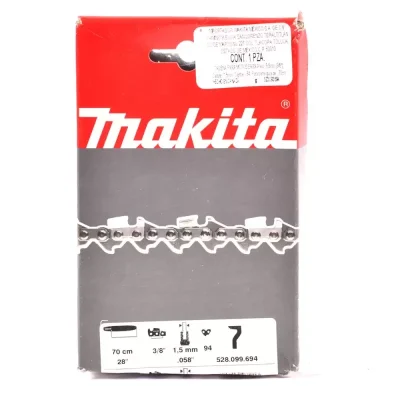 Cadena de Repuesto 28" 3/8" 1.5mm para Motosierra Makita DCS7301