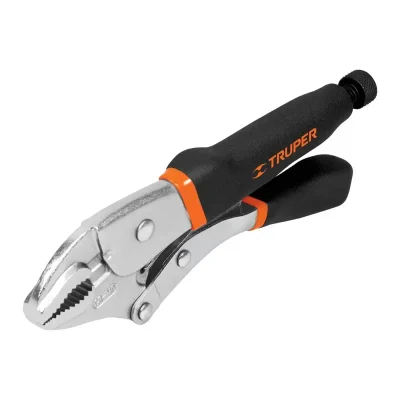 Alicate de Presión Truper 17436 Punta Curva 10''