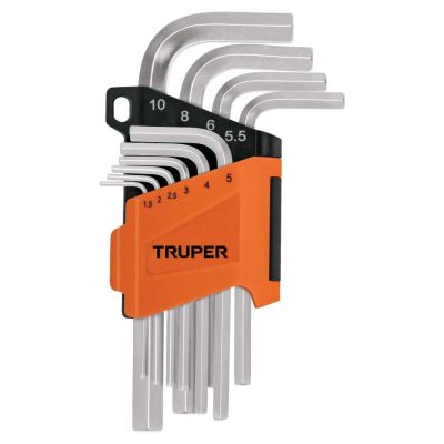 Juego de Llaves Allen Truper 15536 10 Piezas