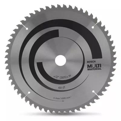 Disco de Sierra Circular Bosch Multimaterial 12" 305 mm 60 Dientes Trapezoidales