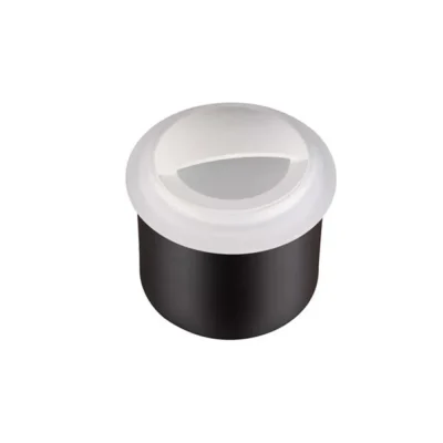 Luz de escalera LED empotrable redonda 3W
