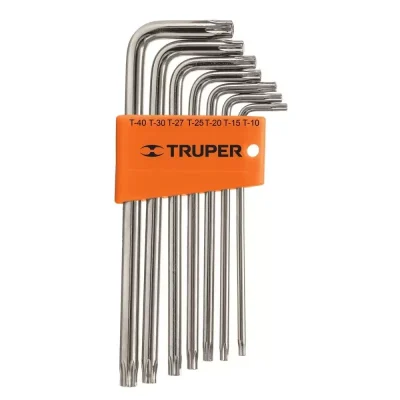 Juego de Llaves Torx Largas T10-T40 Truper 15553