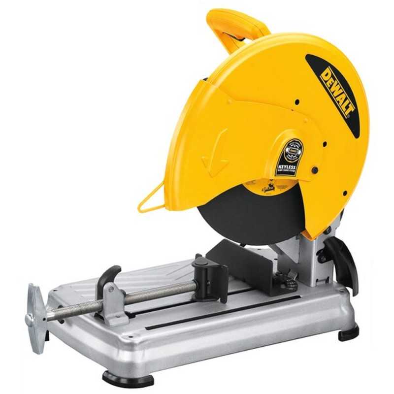 Tronzadora de metales DeWalt D28715-QS 14" 2200 W con prensa Quick-Lock