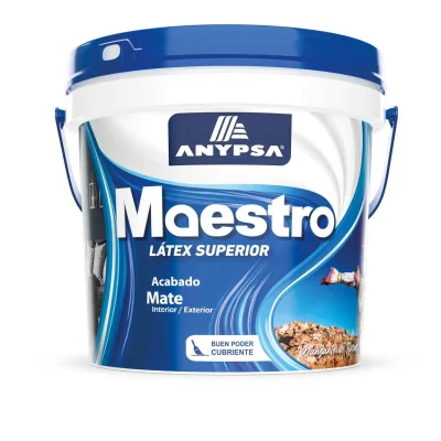 Pintura Látex Anypsa Maestro Acabado Mate Interior/Exterior