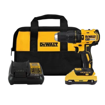 Taladro Percutor Inalámbrico DeWalt DCD7781L1-B2 de 1/2 Pulgada 20V con 65 Nm y Batería 3.0 Ah