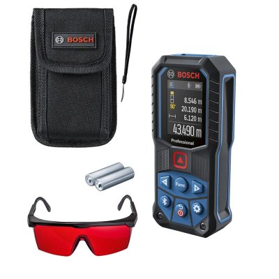 Medidor de Distancia Bosch GLM 50-27 C 50m Bluetooth + Gafas Láser