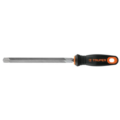 Lima triángulo pesado 8" 32 dpp, mango Comfort Grip, TRUPER