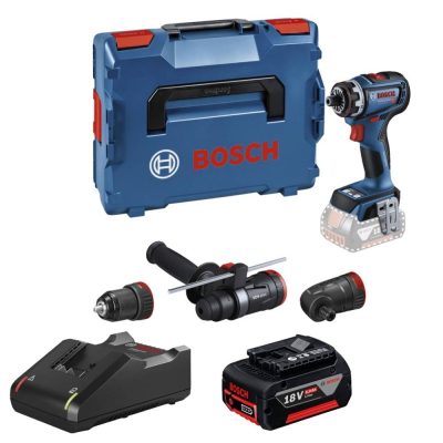 Taladro Atornillador Bosch GSR 18V-90 FC Brushless con Batería y Cargador