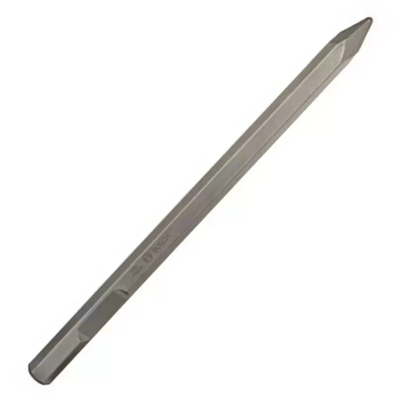 Cincel de punta Bosch 1618.600.019 de 520 mm con vástago hexagonal de 1 1/8"