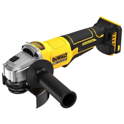 Amoladora Angular Inalámbrica DeWalt DCG408B 4-1/2" 20V Brushless con Freno Electrónico (Baretool)