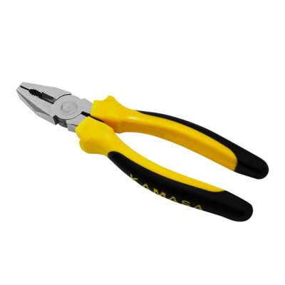 Alicate Universal Kamasa KM001 8" con Mango Bimaterial y Filo de Corte