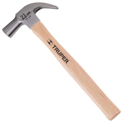 Martillo de Uña Curva Truper 10557 11 Oz Mango de Madera