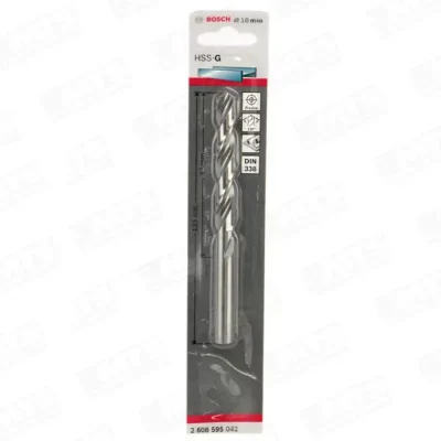 Broca para Metal Bosch HSS-G 10.0 mm x 133 mm Punta 135° 1 Unidad