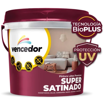 Pintura Vencedor Super Satinado Protección UV y Antihongos