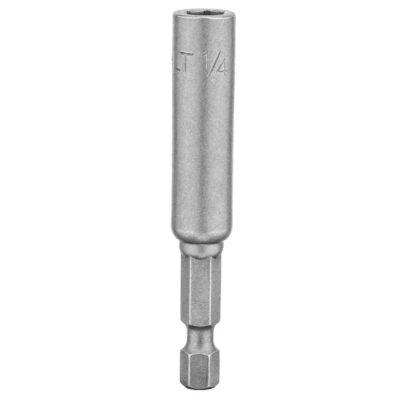 Dado hexagonal magnético DeWalt DW2221 Z de 1/4" largo con encastre 1/4"