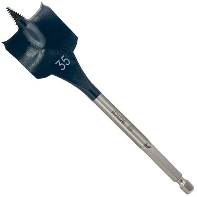 Broca de paleta para madera Bosch 2608.595.499 de 35 mm x 152 mm con vástago hex 1/4"