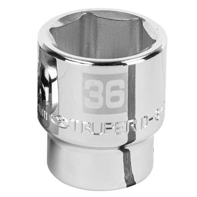 Dado Hexagonal Truper 3/4" x 36mm Corto Sistema Milimétrico