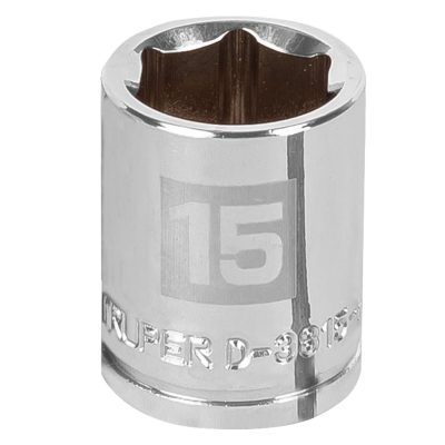 Dado Hexagonal Truper 3/8" x 15mm Corto Sistema Milimétrico