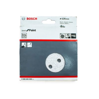 Lija Excéntrica Bosch 5" Grano 40 (5 Unidades)