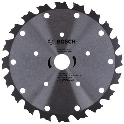 Disco de Sierra Circular Bosch 2608.644.720 9 1/4" 20 Dientes para Madera