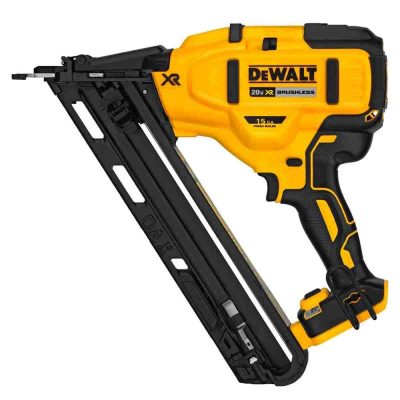 Clavadora Angular Inalámbrica DeWalt DCN650B 20V XR Calibre 15 con Depósito para 110 Clavos
