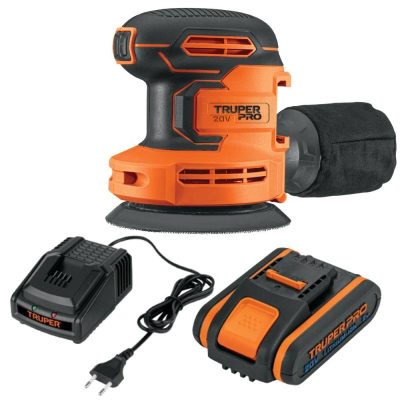 Lijadora Roto-Orbital Truper CO-103261 20V 5" con Batería y Cargador