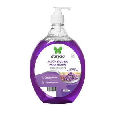 Jabón Líquido Antibacterial Campos de Lavanda para Manos Daryza x 1 L