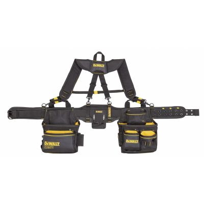 Cinturon portaherramientas DeWalt DWST540602 con tirantes y 25 bolsillos