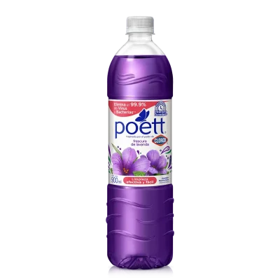 Limpiador Desinfectante Poett Frescura de Lavanda 900ml