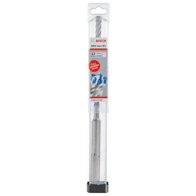 Broca SDS-Max Bosch 8X 12 x 200 x 340 mm para Concreto Armado
