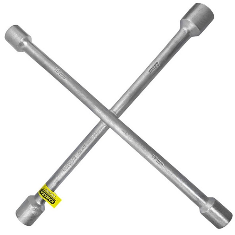 Llave de Cruz Kamasa KM2055 14" de 4 Bocas para Tuercas de Rueda