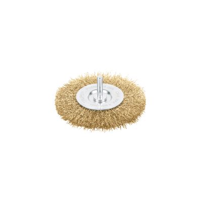 Escobilla circular 4" alambre grueso TRUPER 11590