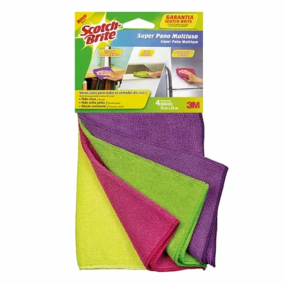 Paño Scotch-Brite Microfibra Multiusos x4