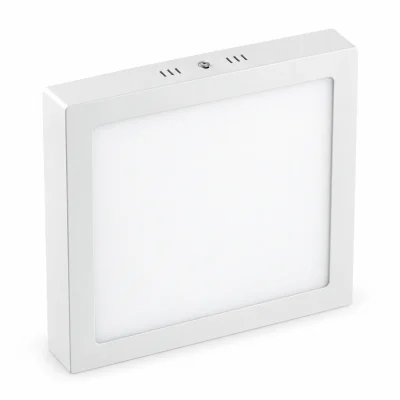 Panel LED adosable cuadrado 18W con luz cálida y fría DIXON