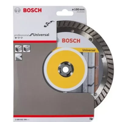 Disco Diamantado Bosch Universal Turbo 7" (180 mm) para Construcción y Metal