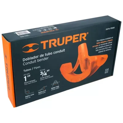 Doblador de Tubo Conduit Truper 12847 1 pulgada