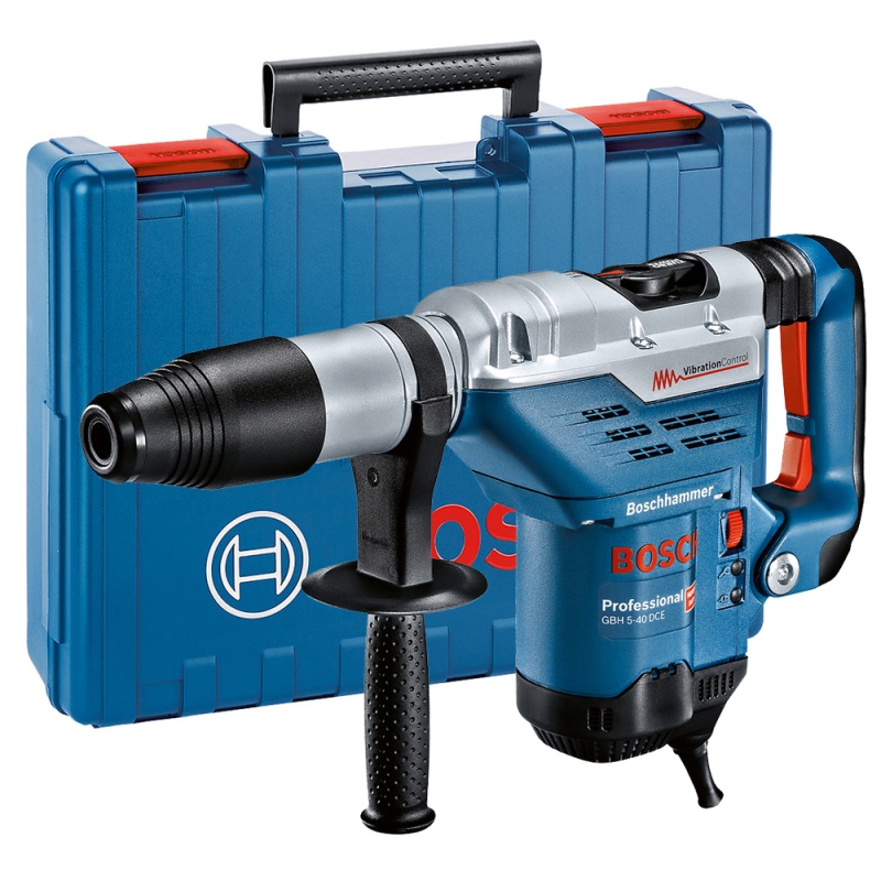 Rotomartillo SDS Max Bosch GBH 5-40 DCE 1150 W con 8.8 J de Impacto