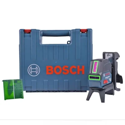 Nivel Láser de Líneas Cruzadas Bosch GCL 2-15 G, Láser Verde 15 m con Plomada