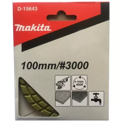 Disco pulidor diamantado 4" grano 3000 para granito Makita D-15643