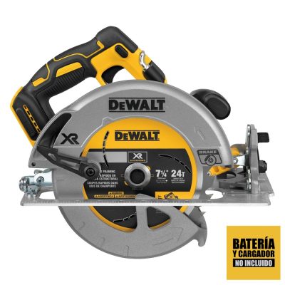 Sierra circular DeWalt DCS570B 7 1/4" 20V XR de 5 500 rpm con bisel de 57° (solo herramienta)