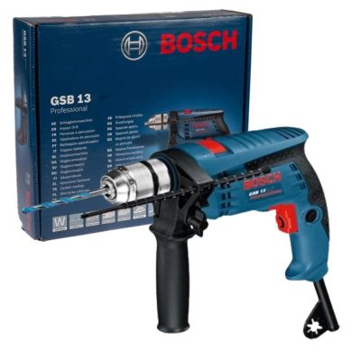 Taladro Percutor Bosch GSB 13 RE 600 W con Mandril de 1/2"