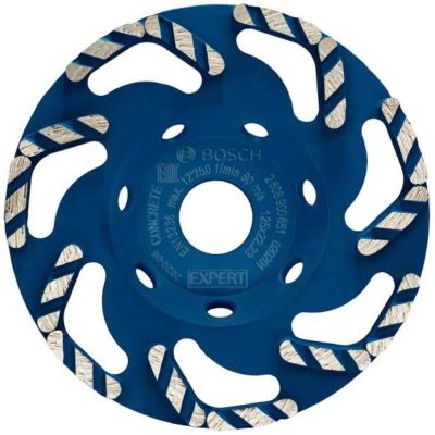 Vaso Diamantado Bosch 2608.900.651-000 de 125 mm con Eje de 22.23 mm para Concreto
