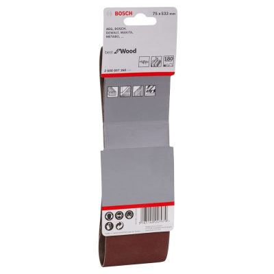 Lija de Banda Bosch Best for Wood 3x21" Grano 180